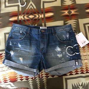 NWT One Teaspoon mismarked denim shorts